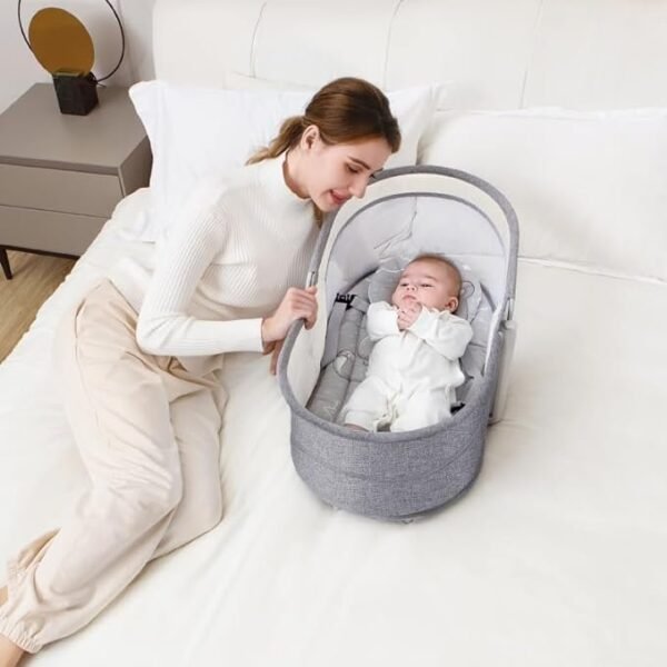 Mastela 4 in1 Deluxe Multi-Functional Bassinet Swing - Image 3