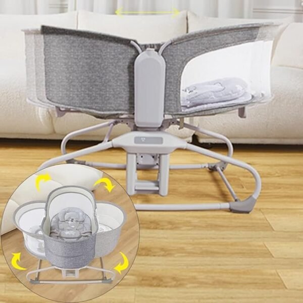 Mastela 4 in1 Deluxe Multi-Functional Bassinet Swing - Image 4