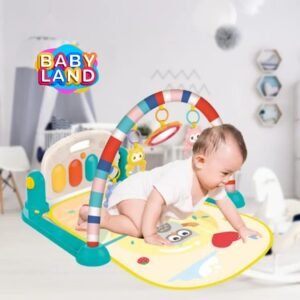 3-in-1 Newborn Baby Piano Fitness Rack Activity Gym Mat