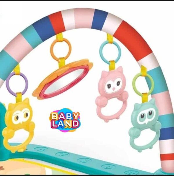 3-in-1 Newborn Baby Piano Fitness Rack Activity Gym Mat - Image 6