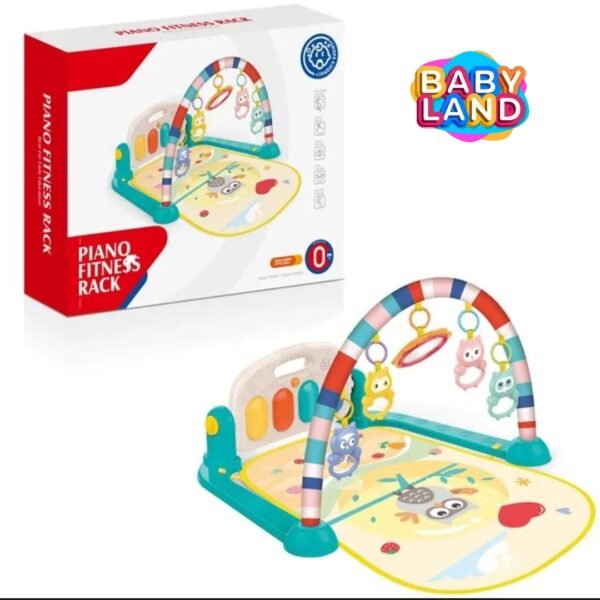 3-in-1 Newborn Baby Piano Fitness Rack Activity Gym Mat - Image 8
