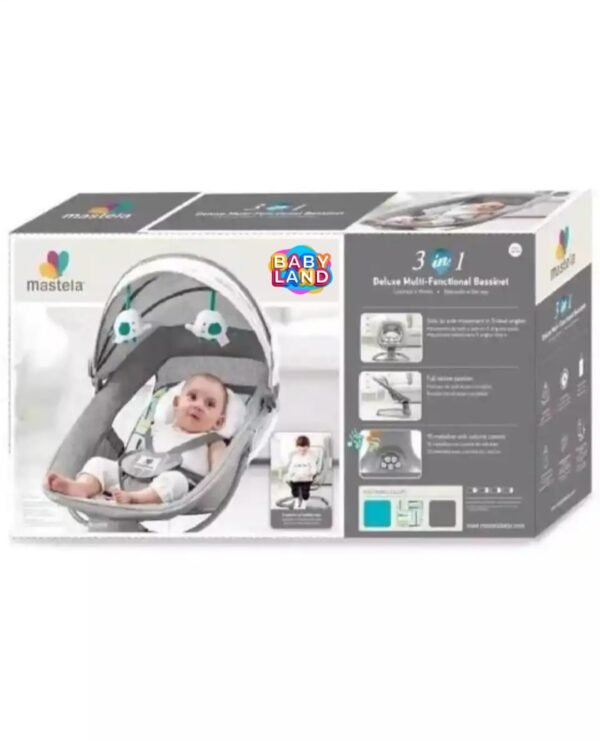 Mastela 3-in-1 Multi-Functional Bassinet Swing - Image 4