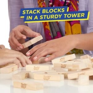 Classic Jenga – The Original Stacking and Balancing Game for All Ages