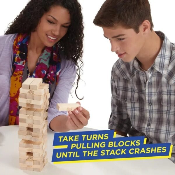 Classic Jenga – The Original Stacking and Balancing Game for All Ages - Image 2