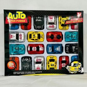 Auto Super Power Cars – 20-Piece Die-Cast Vehicle Set