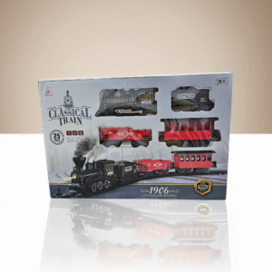 Alloy Classical Train Set – 25-Piece Vintage Railway Collection