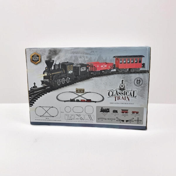Alloy Classical Train Set – 25-Piece Vintage Railway Collection - Image 2