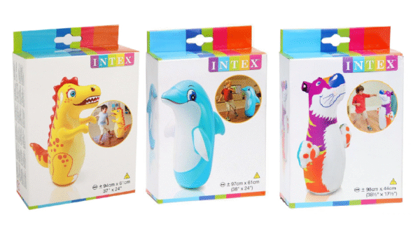 INTEX 3-D Bop Bags Designs Boxing Punch Bag - Image 3