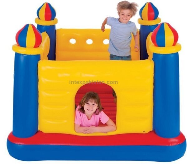 INTEX Jump-O-Lene Castle Bouncer ( 69" X 69" X 53" ) - Image 2
