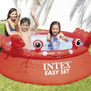 INTEX Happy Crab Easy Set Above Ground Pool 6 Feet 183 x 51 x 35.6 cm