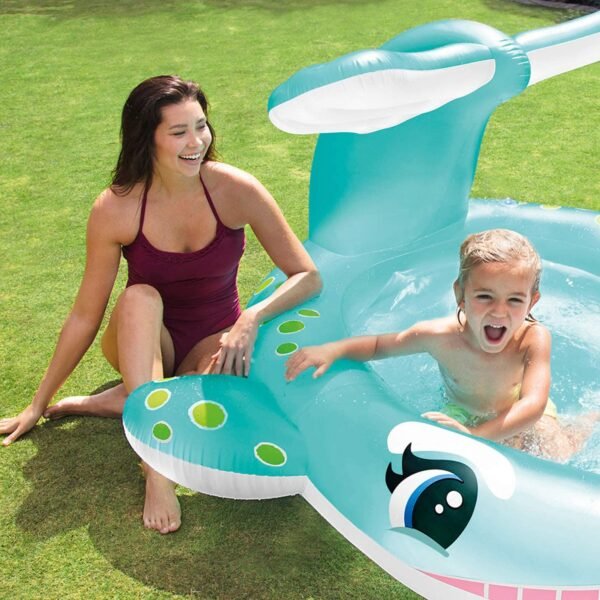 INTEX Whale Spray Pool Center 79” x 77” x 36” - Image 5