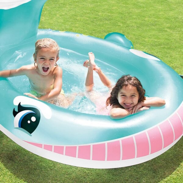 INTEX Whale Spray Pool Center 79” x 77” x 36” - Image 4