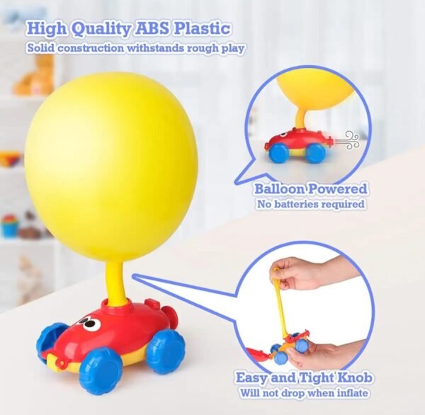 Air Power Balloon Car Toy for Kids - Image 6