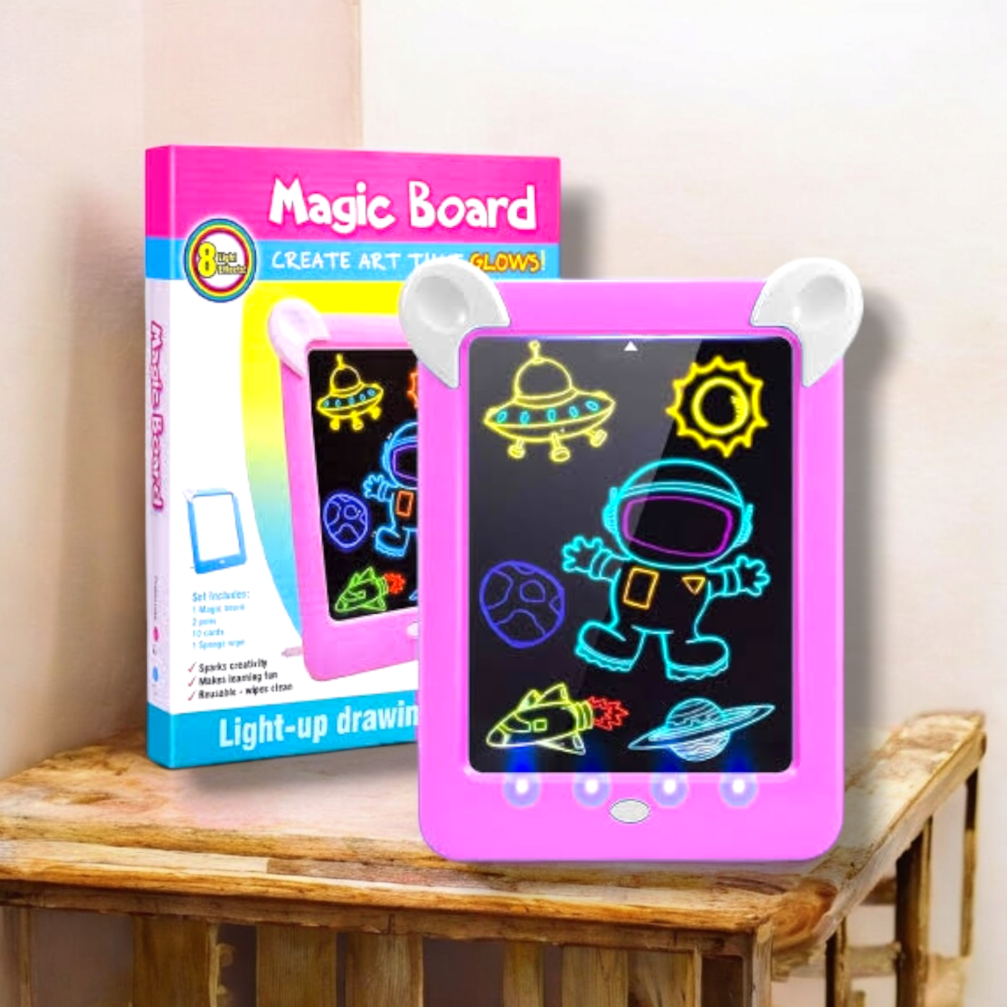 Magic Board - Glow-in-the-Dark Drawing Pad