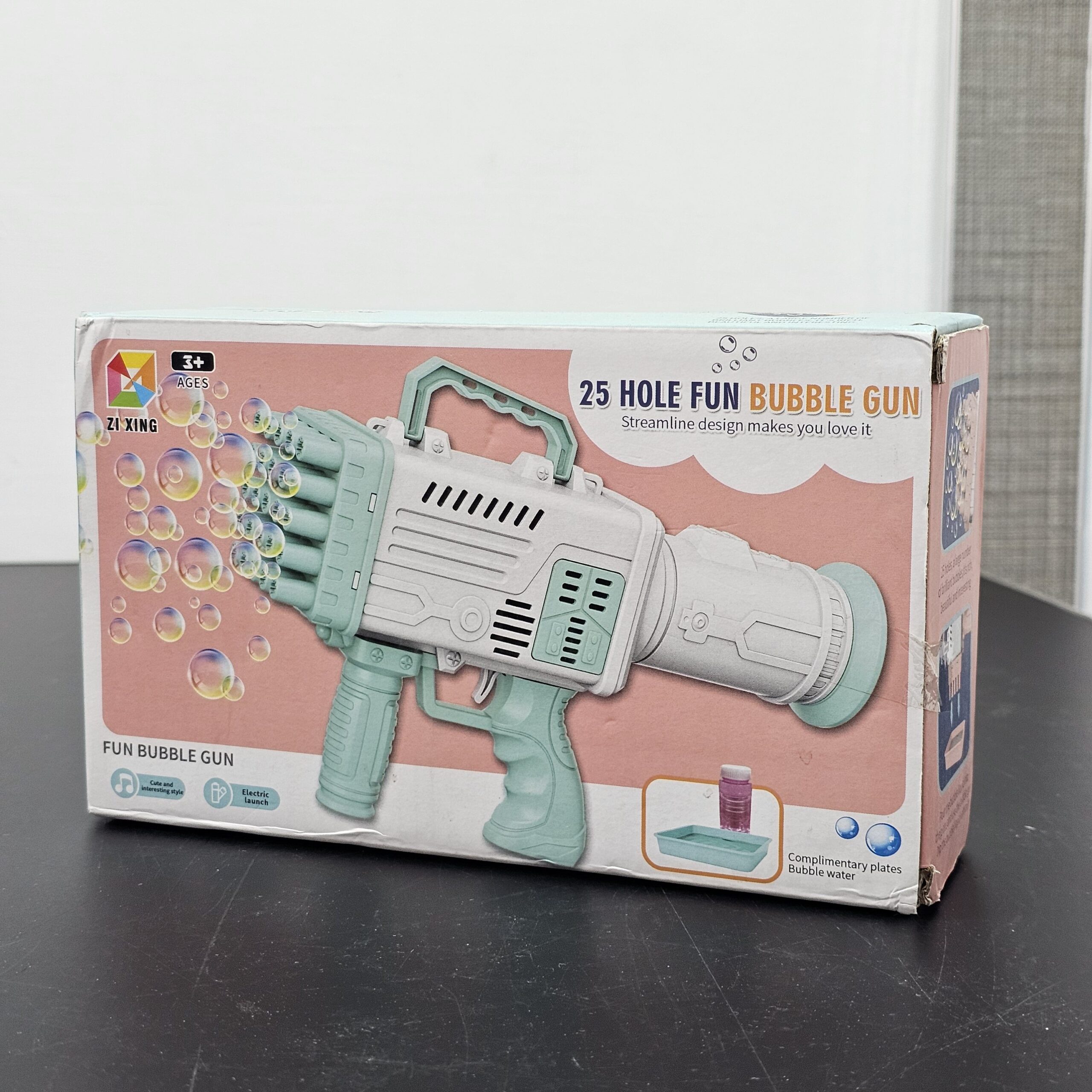 25-Hole Fun Bubble Gun Toy – Colorful Bubble Blaster for Kids - Image 3