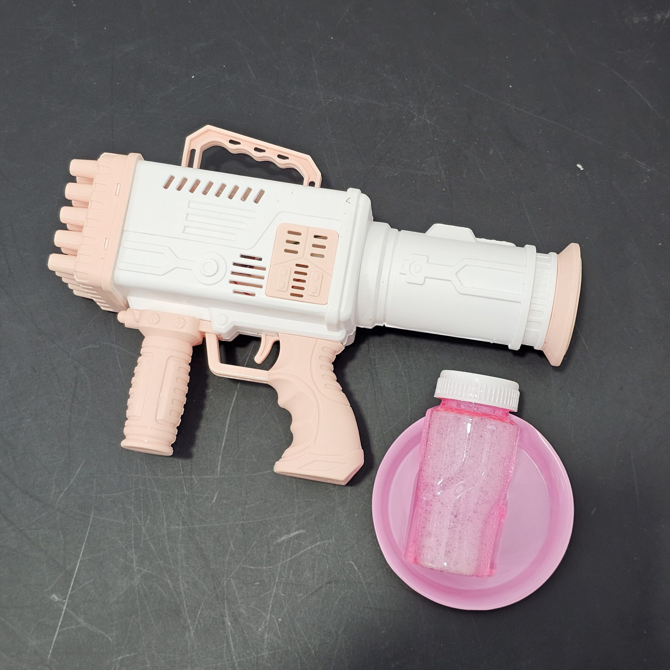 25-Hole Fun Bubble Gun Toy – Colorful Bubble Blaster for Kids