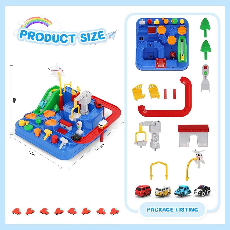 Car Adventure Track Set β Battery-Free Educational Fun - Image 6