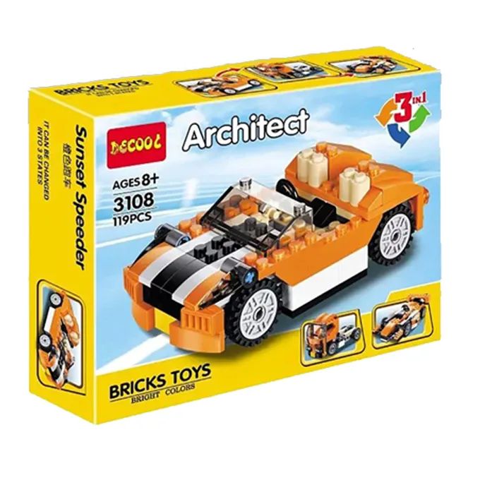 Lego Architect Bricks Toy Set β 3-in-1 Building Models (119+ Pcs)