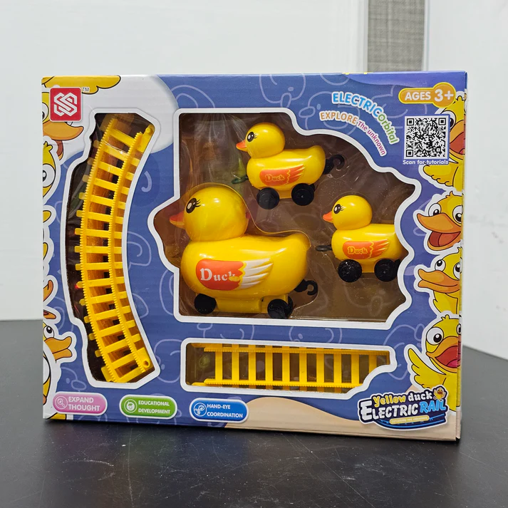 Yellow Duck Electric Rail Toy – Fun Moving Track Toy for Kids - Image 2