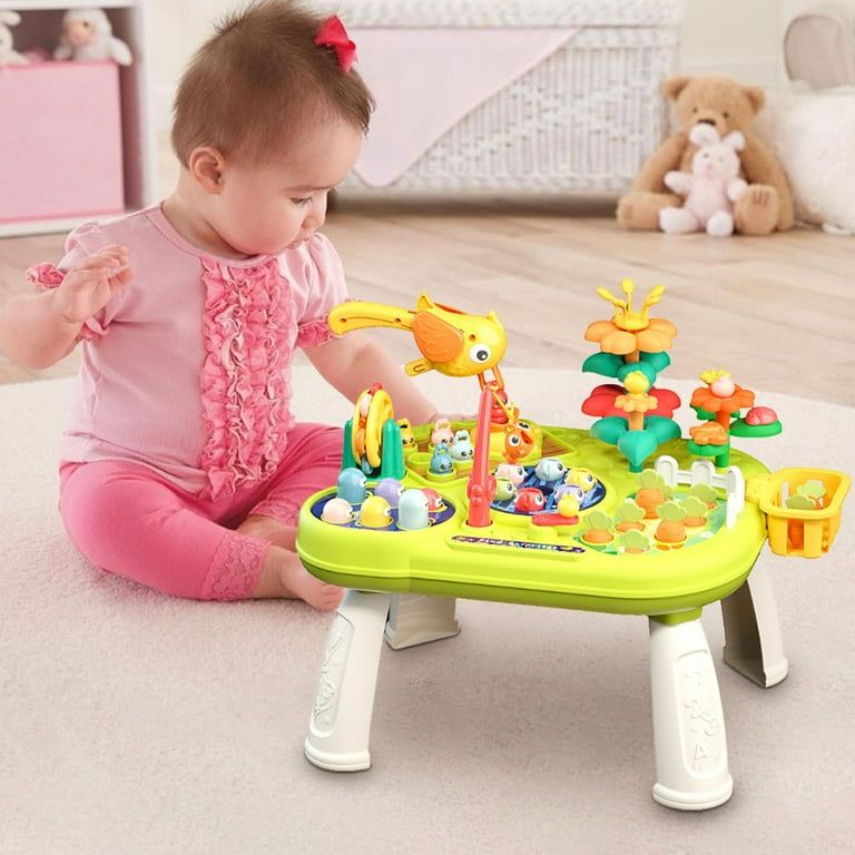 Farm Amusement Park Activity Table β Educational Toy with Multiple Play Modes
