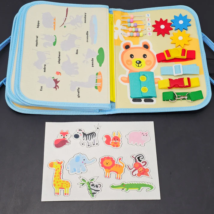 Busy Bag Book for Kids – Interactive Activity Learning Toy - Image 4