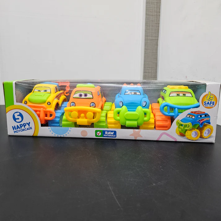 Pack of 4 Car Set – Mini Toy Vehicles for Kids | JuniorLand.store - Image 2