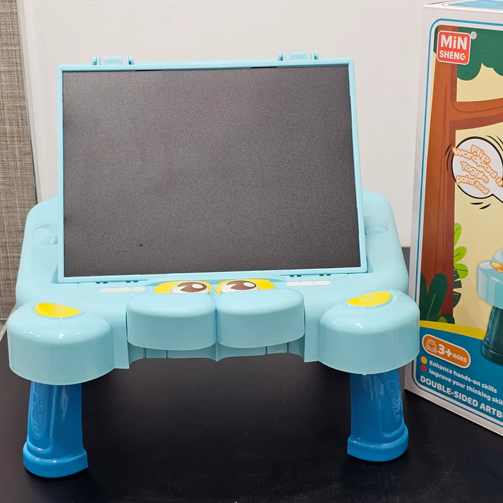 2-in-1 Drawing Board for Kids β Chalk & Marker Writing Board with Accessories - Image 4