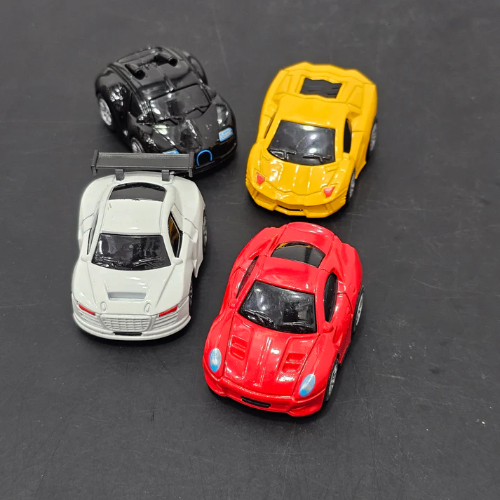 Mini Die-Cast Model Vehicle Set – Pack of 4 Cars for Kids - Image 2