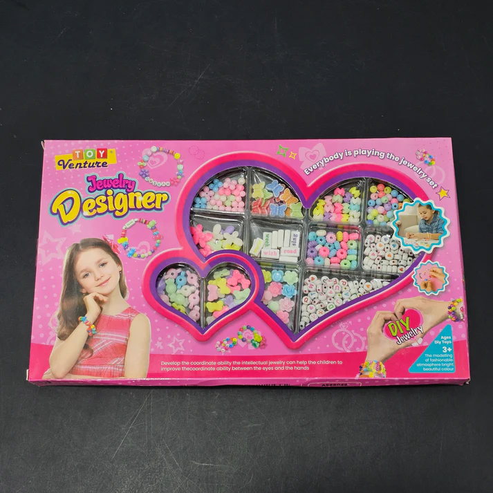 Jewelry Designer DIY Jewelry Kit for Kids | Creative Bead & Charm Set