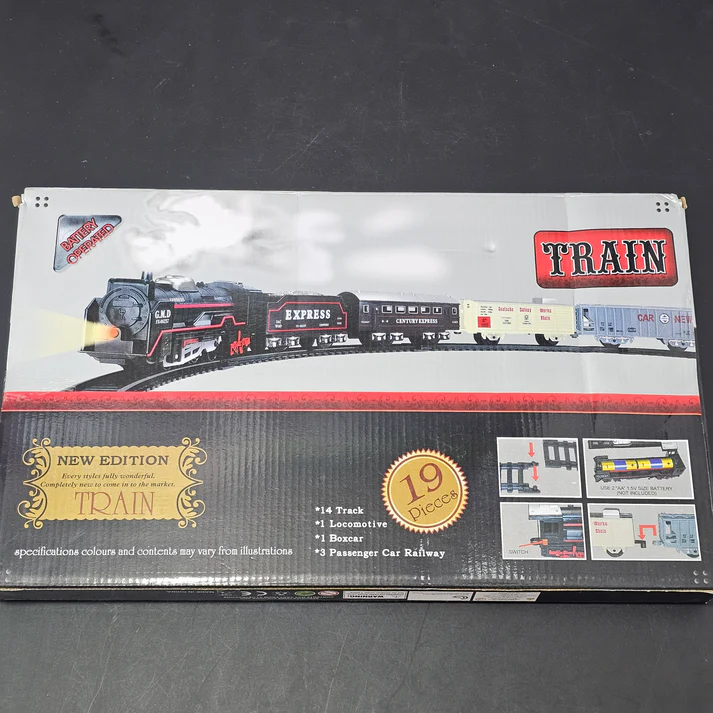 Rail King Intelligent Classic Train Set β 19 Pcs Track & Train Set for Kids - Image 2
