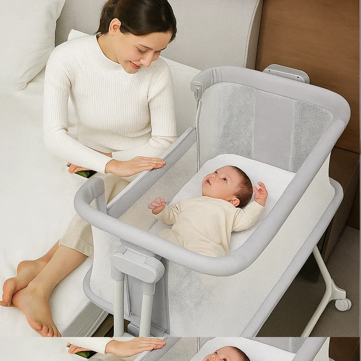 Mastela Baby Swing with Big Bed & Wheels