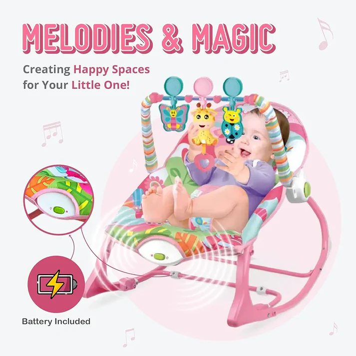 Baby Rocker – Infant to Toddler with Fold-Out Kickstand (0M+, Up to 18 kg / 40 lbs) - Image 2