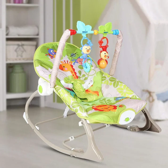 Baby Rocker – Infant to Toddler with Fold-Out Kickstand (0M+, Up to 18 kg / 40 lbs)