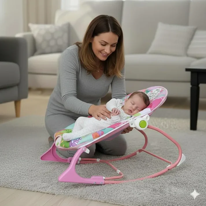 Baby Rocker – Infant to Toddler with Fold-Out Kickstand (0M+, Up to 18 kg / 40 lbs) - Image 4