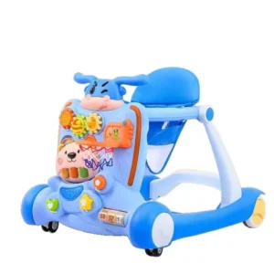 2 in 1 Baby Walker with Music & Activity – Safe Learning & Fun