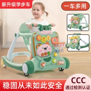 2-in-1 Baby Walker with Music & Activity – Safe Learning & Fun