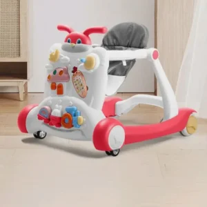 2-in-1 Baby Walker with Music & Activity – Safe Learning & Fun