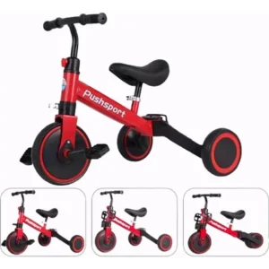 Twist & Ride Premium 2-in-1 Push Car & Tricycle – Smooth & Safe Fun