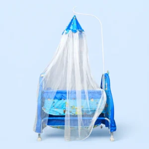 Baby Swing with Wheels & Mosquito Net (0–3 Years)